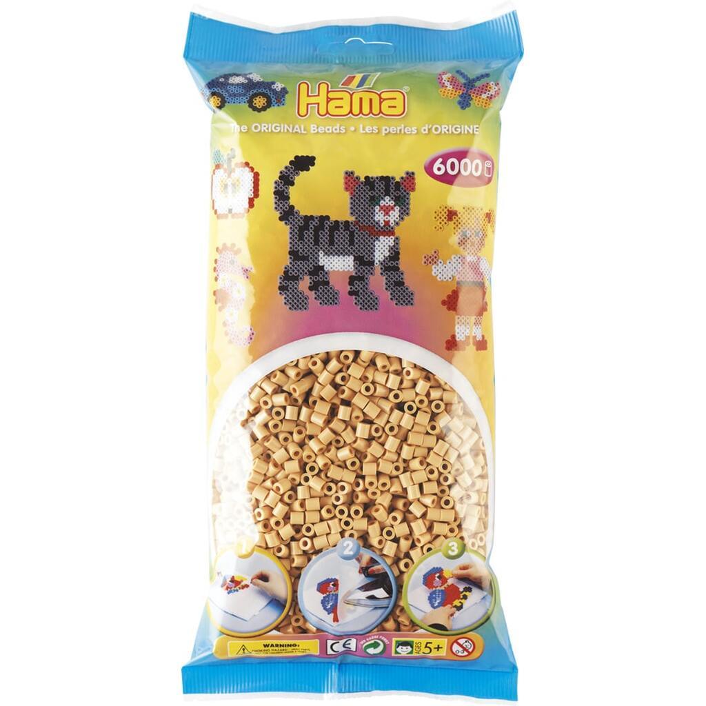 Hama Perler  6000 stk Beige Midi (205-27)