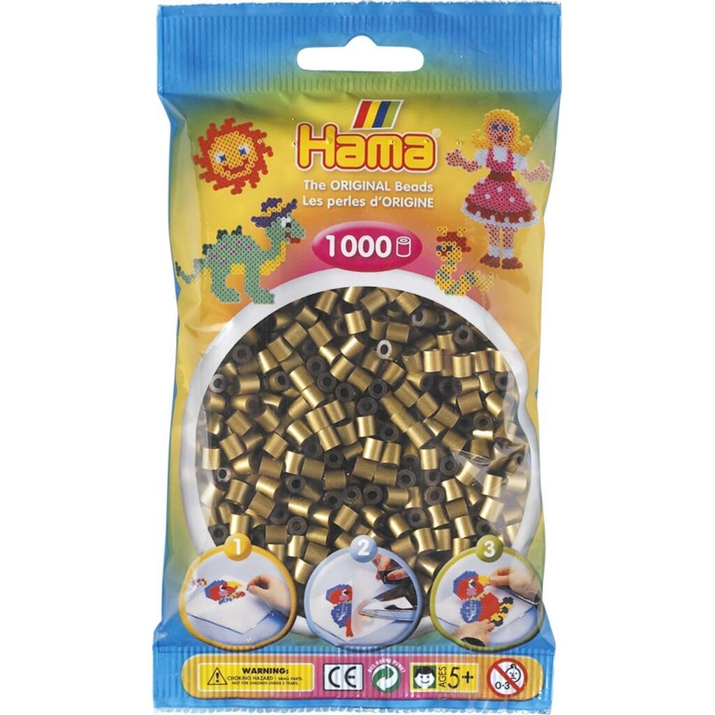 Hama Perler - 1000 stk bronze - Midi (207-63)