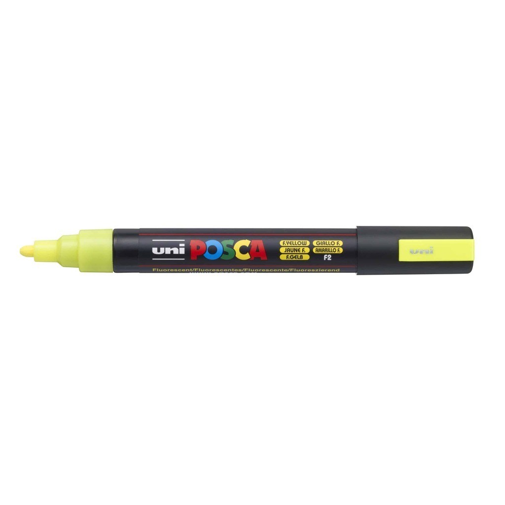 Posca Tusch Fluo Gul - PC-5M - 1stk
