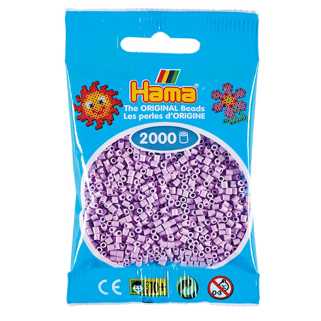 Hama Mini Perler  2.000 stk pastel syren - Mini (501-96)