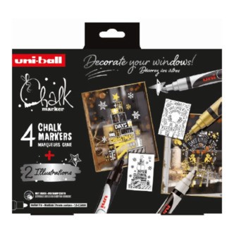 Posca Chalk marker PWE-5M 4PC *JUL*