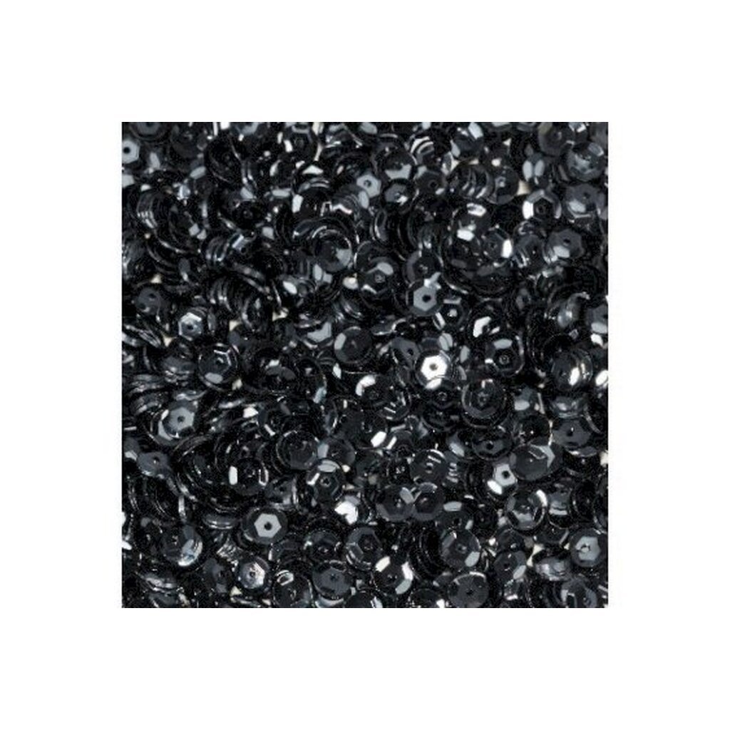 Paillet 5mm 10g sort