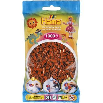 Hama Perler - 1000 stk rødbrun - Midi (207-20)