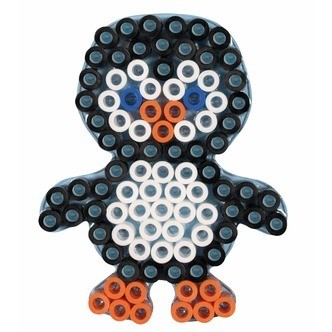 Hama Maxi Perleplade  Pingvin Transparent - 1 stk