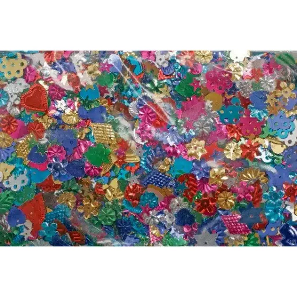 Pailletmix 500g, 10 - 25 mm