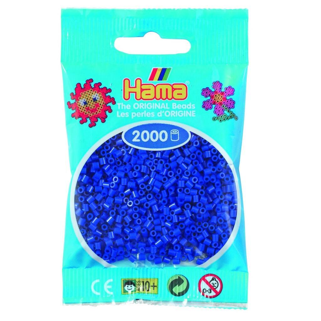 Hama Mini Perler  2.000 stk blå - Mini (501-08)