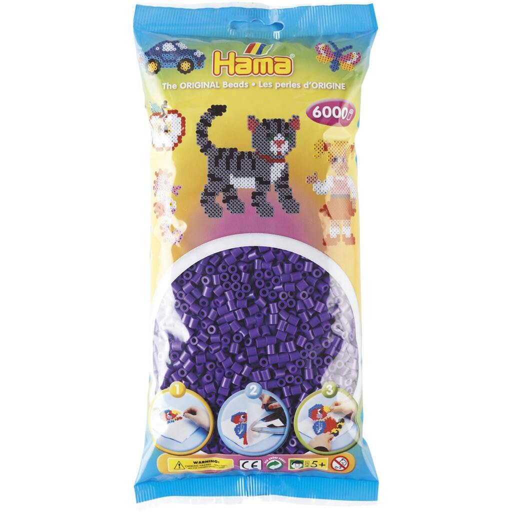 Hama Perler  6000 stk Lilla Midi (205-07)