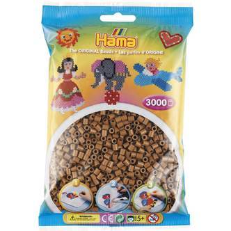 Hama Perler  3000 stk Nougat Midi (201-76)