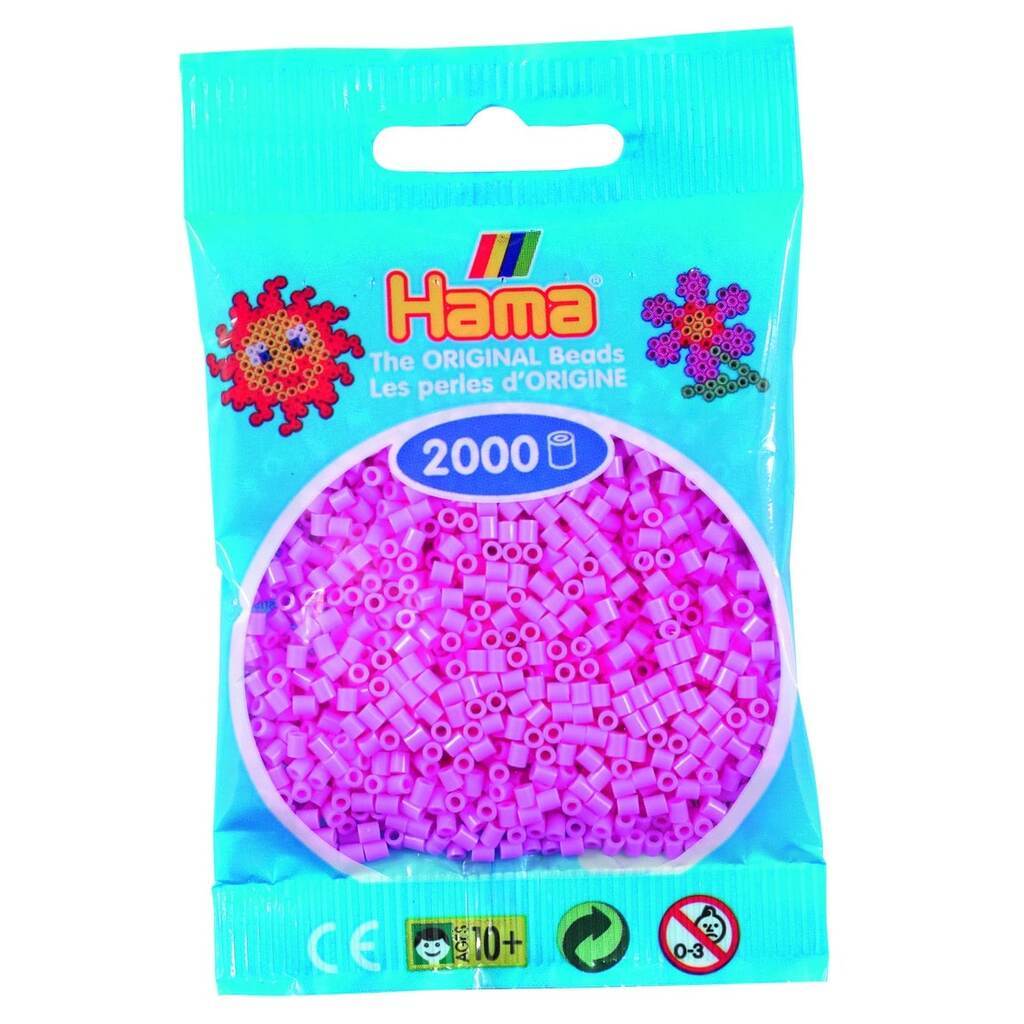 Hama Mini Perler  2.000 stk pastel pink - Mini (501-48)