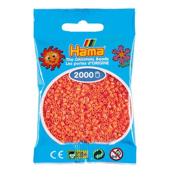 Hama Mini Perler  2.000 stk abrikos - Mini (501-79)