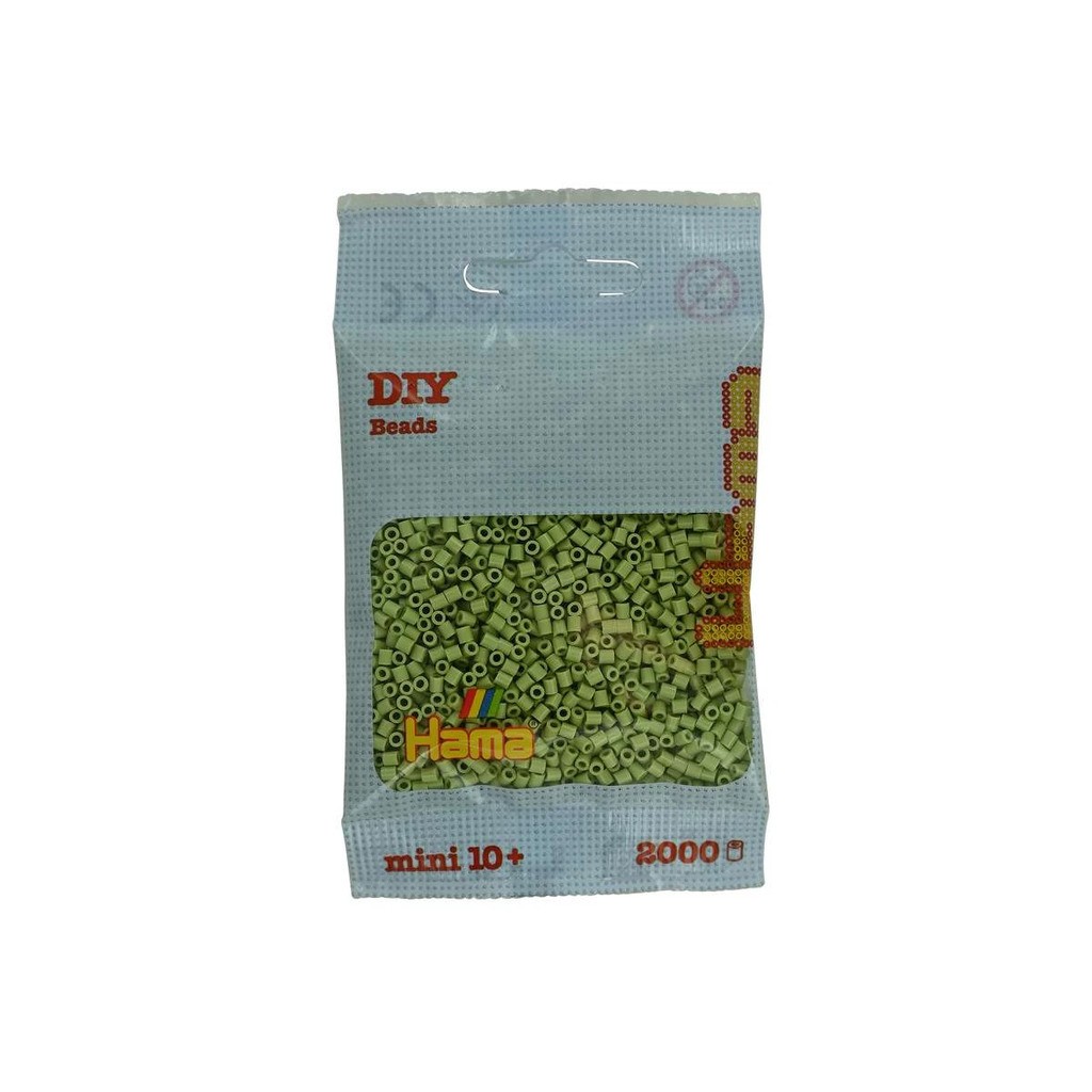 Hama mini perler - 2000stk Matcha (501-110)