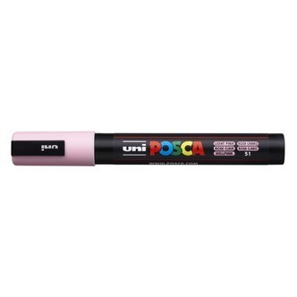 Posca Tusch Lyserød - PC-5M - 1stk