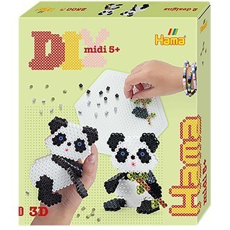 Hama midi gaveæske 3D panda