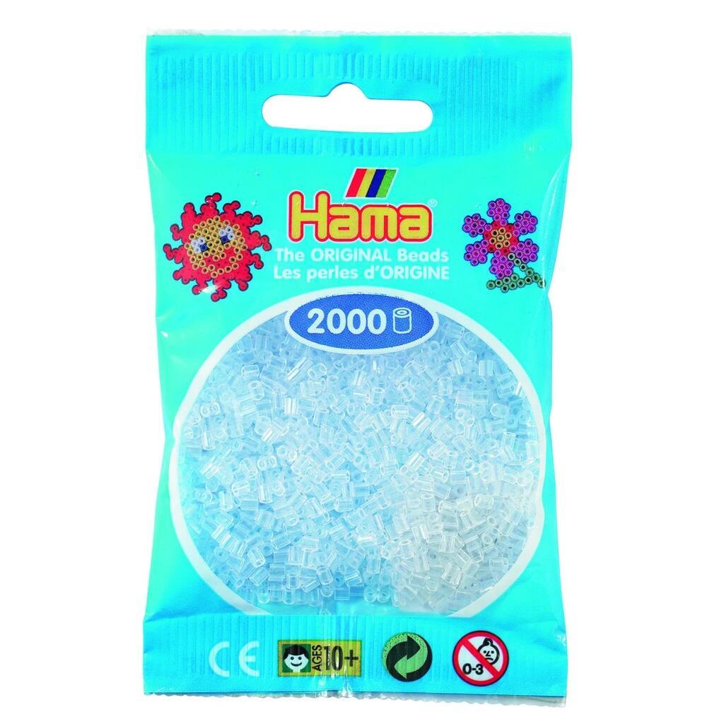 Hama Mini Perler  2.000 stk klar - Mini (501-19)