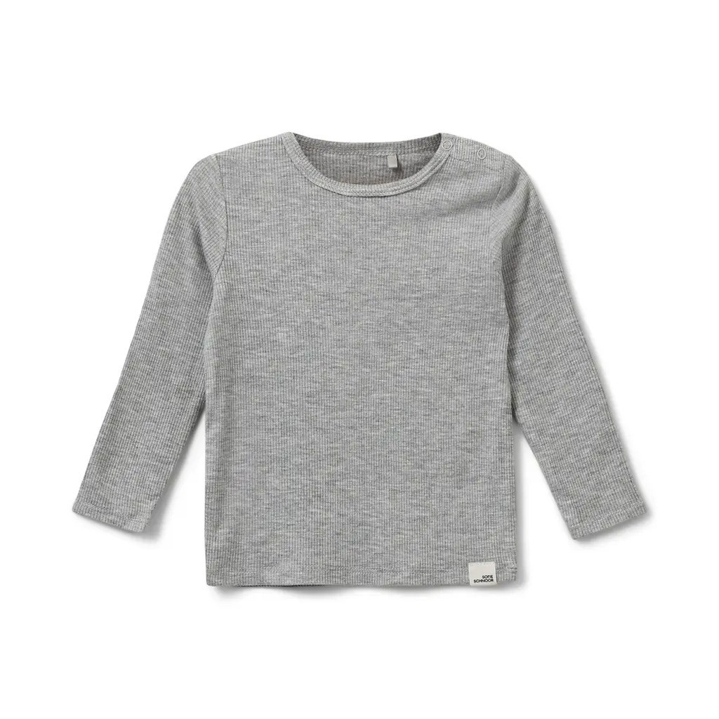 T-shirt langærmet - 8000 - 92