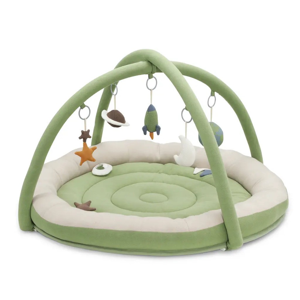 Aktivitetstæppe med blød kant - Space