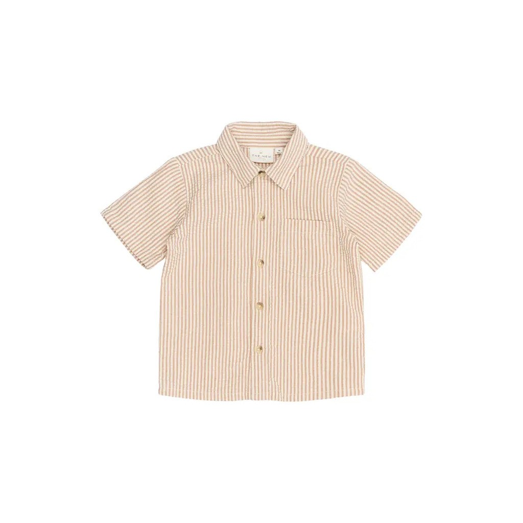 Opal Skjorte - Tan striped - 92
