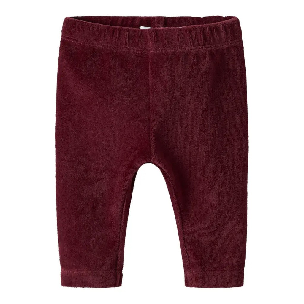 Roxy Velour Leggings - Burgundy - 56