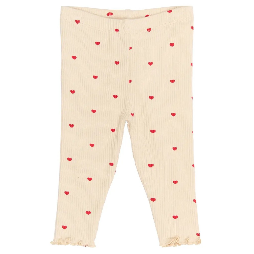 Rhea Rib Leggings - GARDENIA - 86