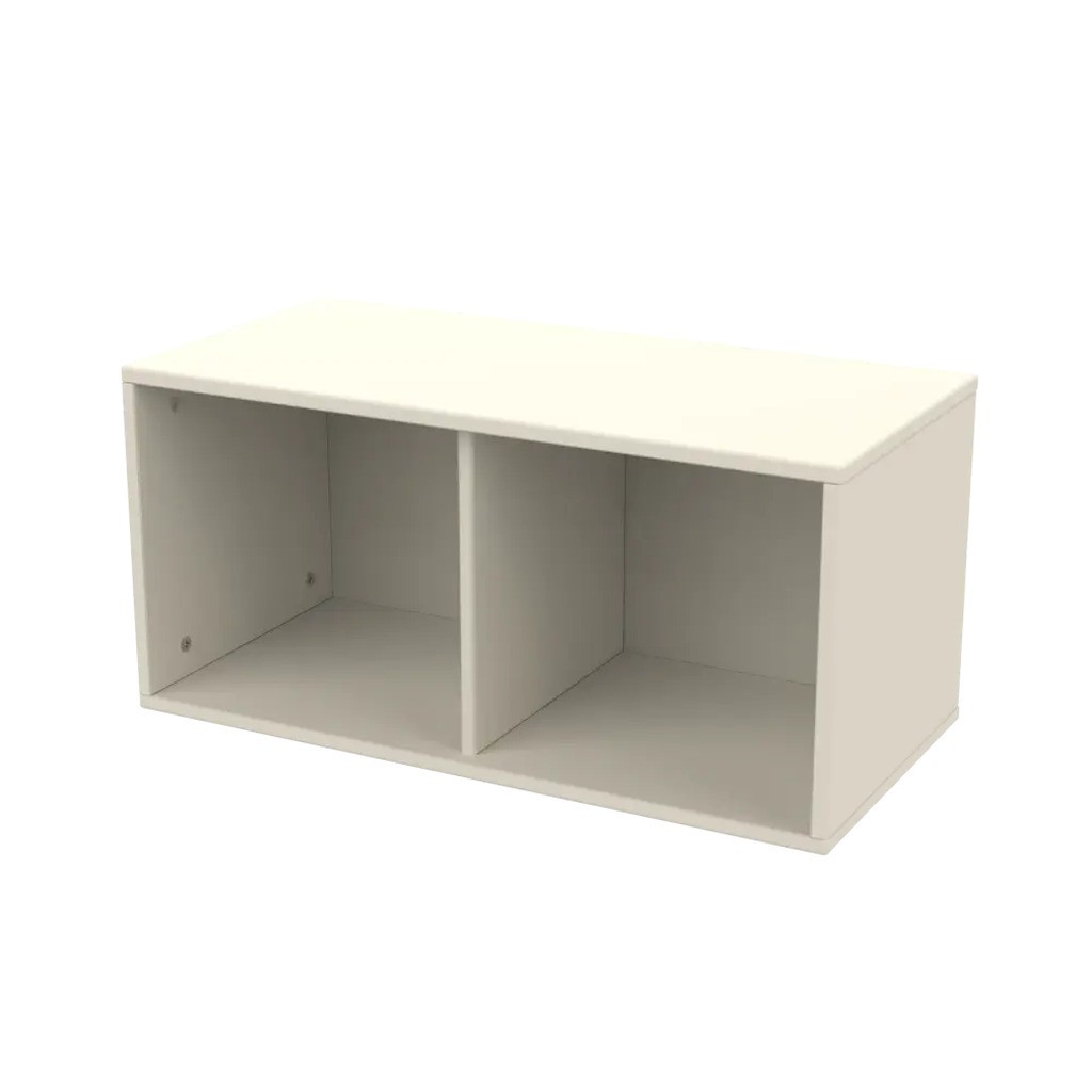 Bogkasse, Dots 72x34,5x34,5, Cream