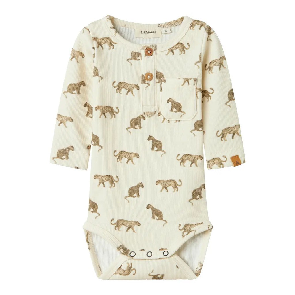 Lavo Langærmet Body - Turtledove - 62