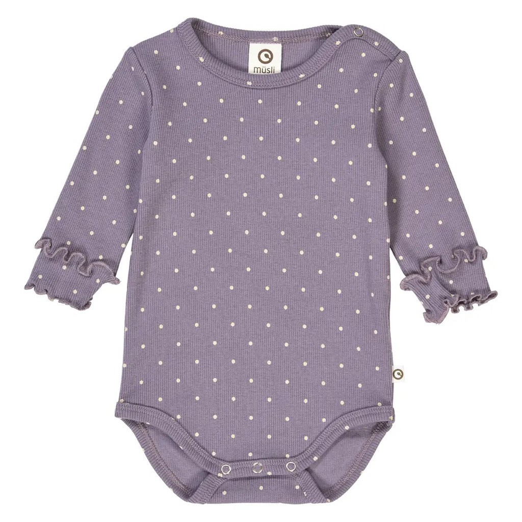 Dot Rib Body - Lilac fog/Oak - 62