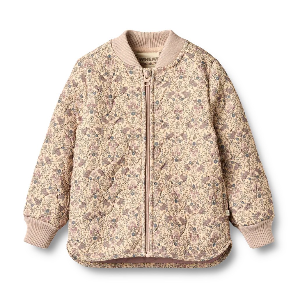 Termojakke Loui - Mellow peach tapestry - 2 ÅR