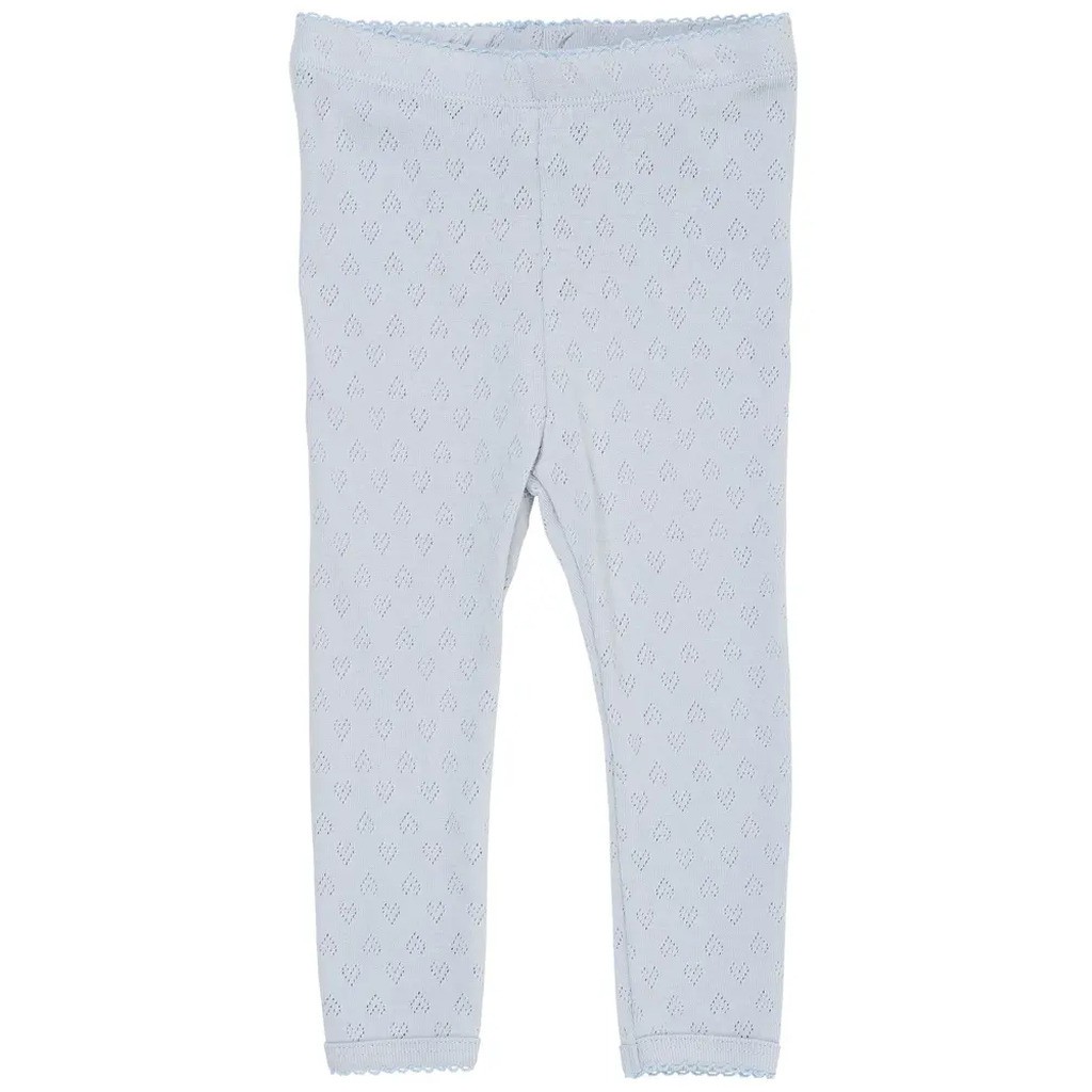 Hjerte leggings - DUSTY BLUE - 62