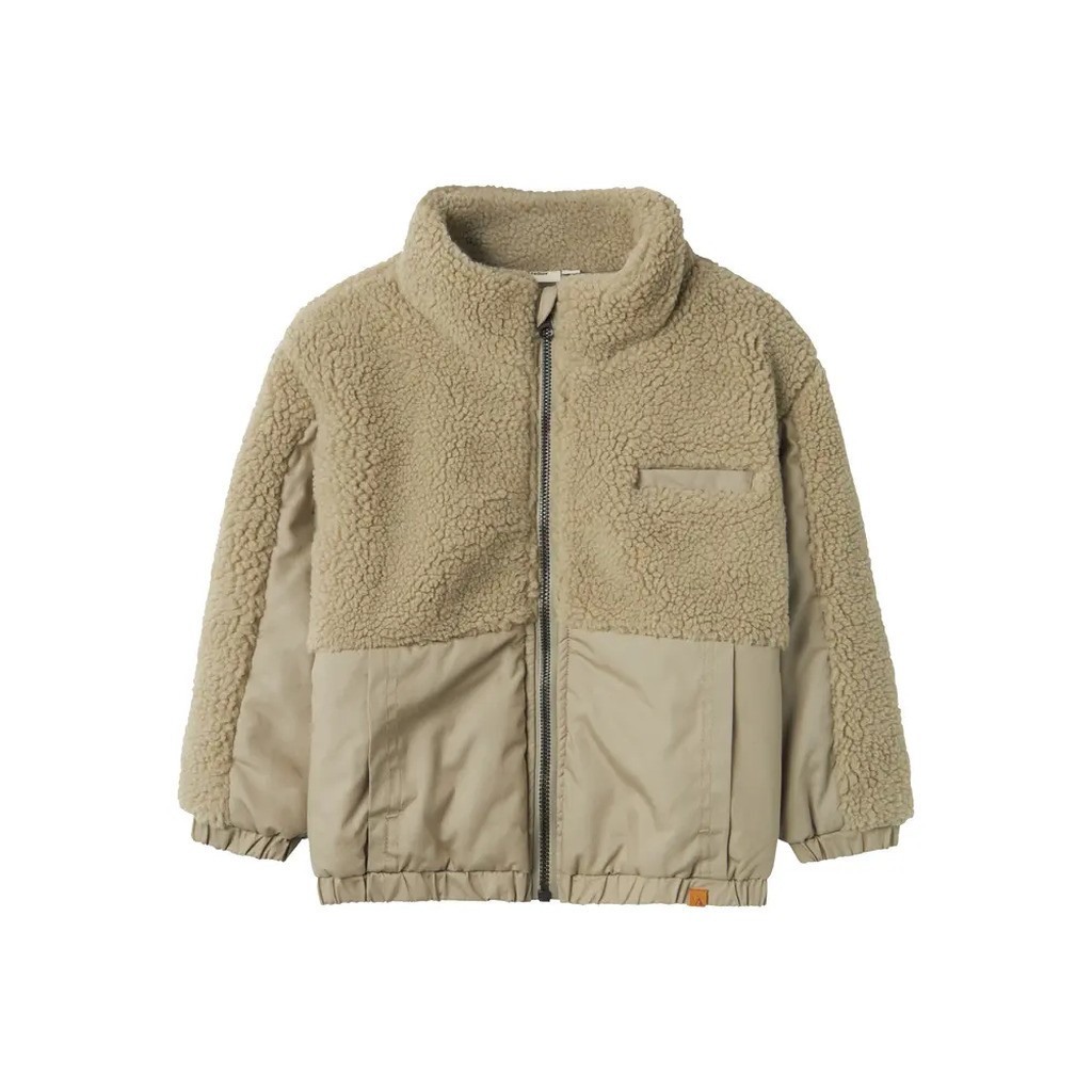 Nalo ls løs jakke solid - LAUREL OAK - 116