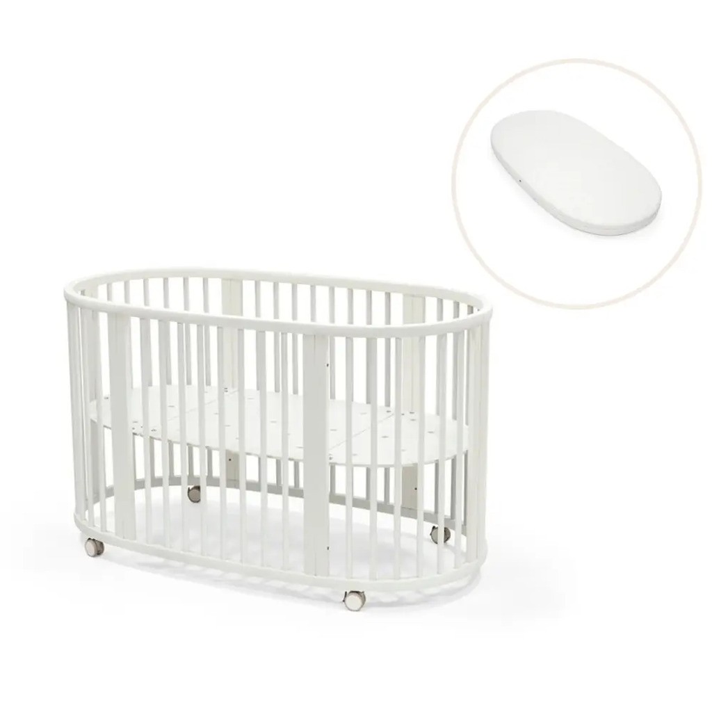 Sleepi V3 inkl. madras - Hvid