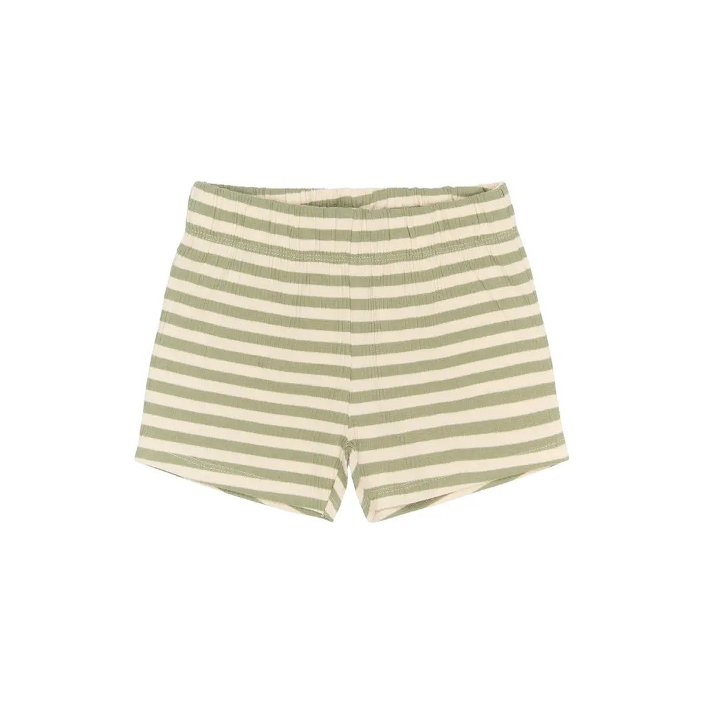 Fro Uni Rib Shorts - Tea striped - 110