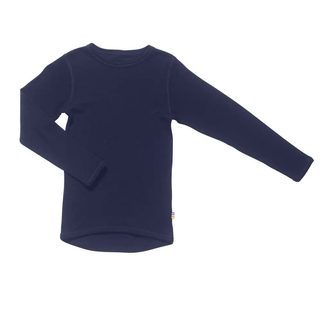 Bluse m/lange ærmer - Navy - 80