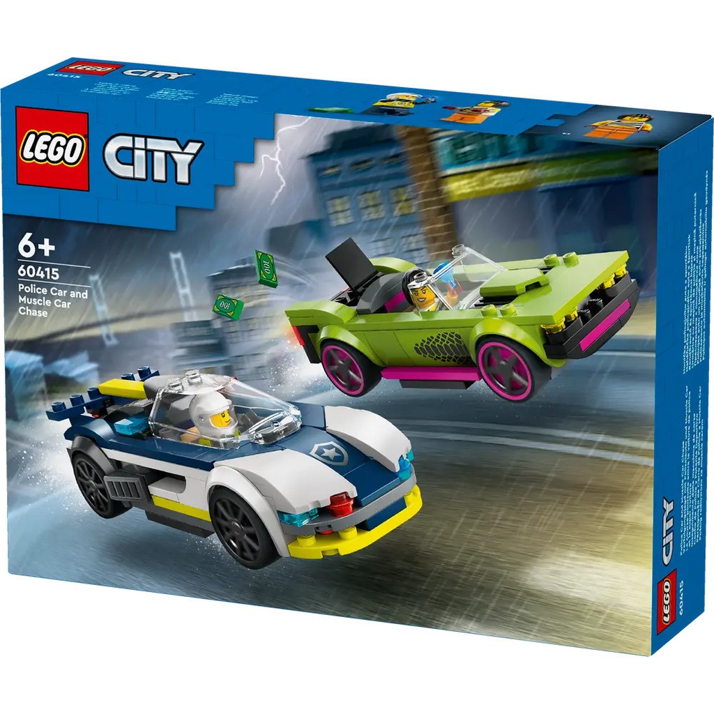 Biljagt med politi og muskelbil 60415 LEGOÂ® City