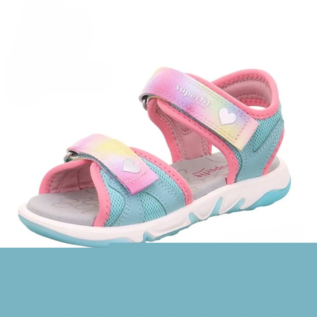 Pebbles Sandal - Lysegrøn/Rosa - 28