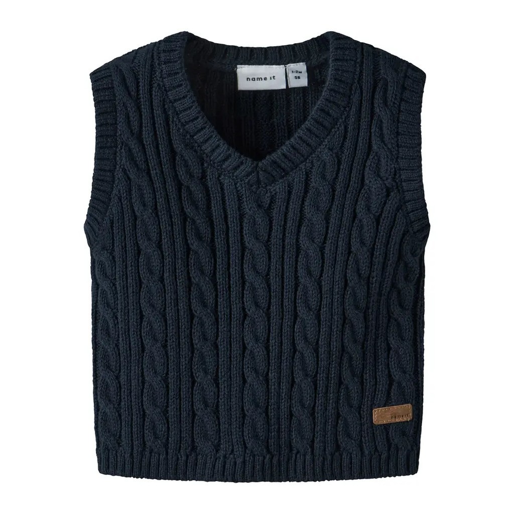 Roman Strikket Vest - Navy Blazer - 50