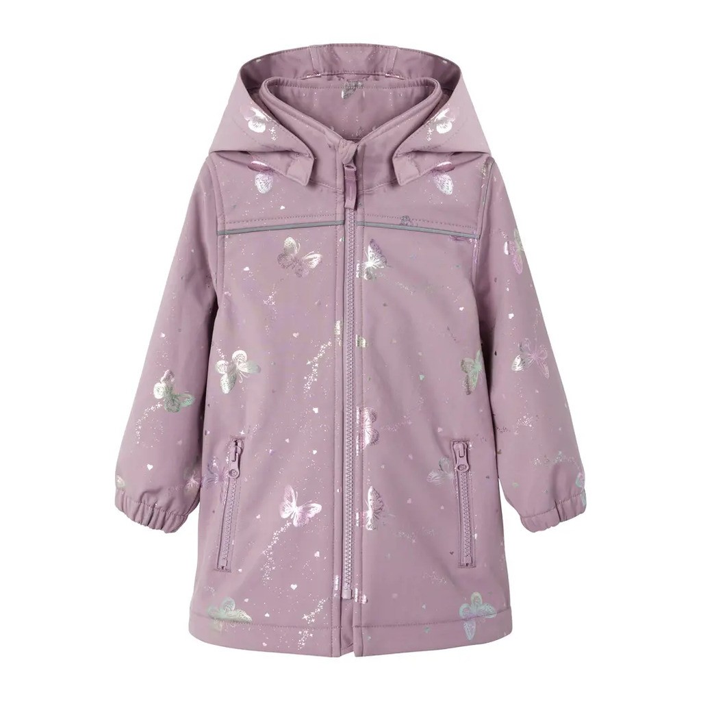 Alfa08 softshell long jakke - ELDERBERRY - 116