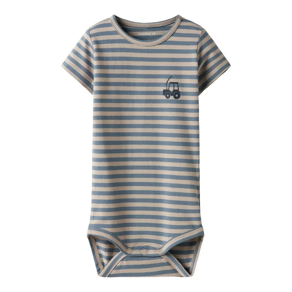 Jamoe Body kortærmet - Blue mirage - 80