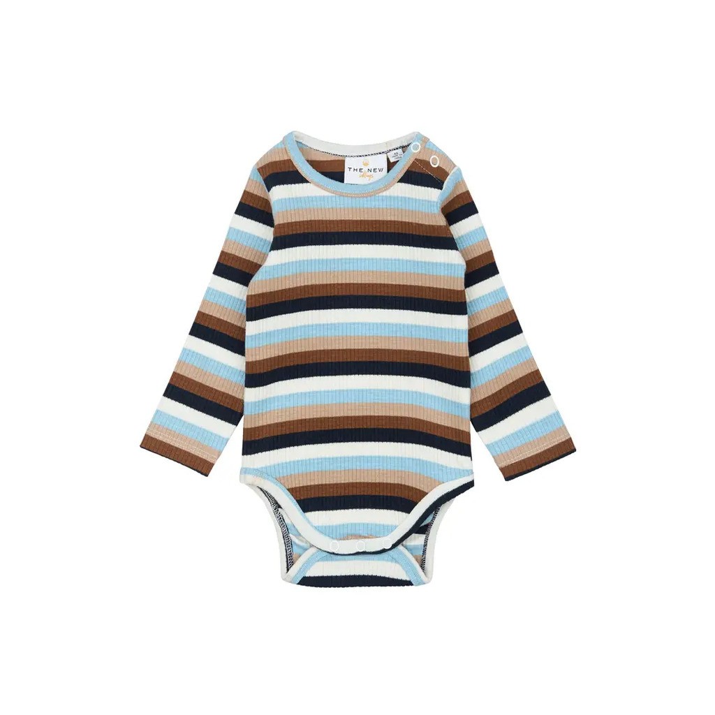 Park Rib Body langærmet - POWDERBLUE - 80