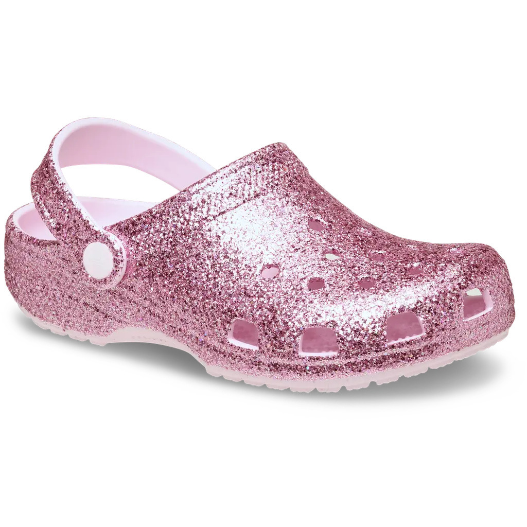 Crocs Classic Chunky Glitter Clog K - Pink Milk - 29/30