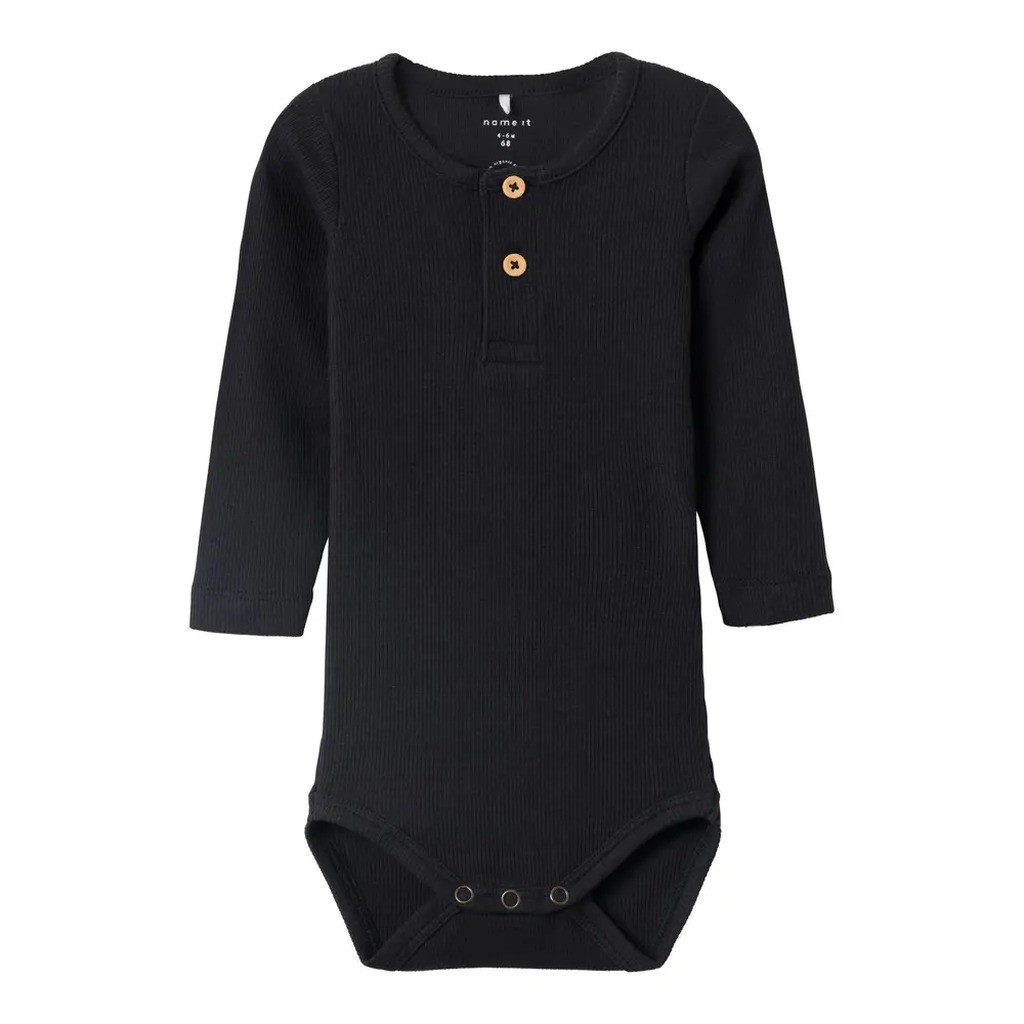 Kab langærmet body NOOS -  black - 92