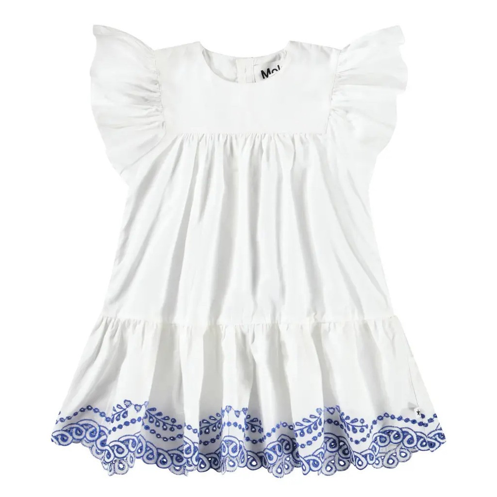 Cammas Kjole - Crisp white - 80
