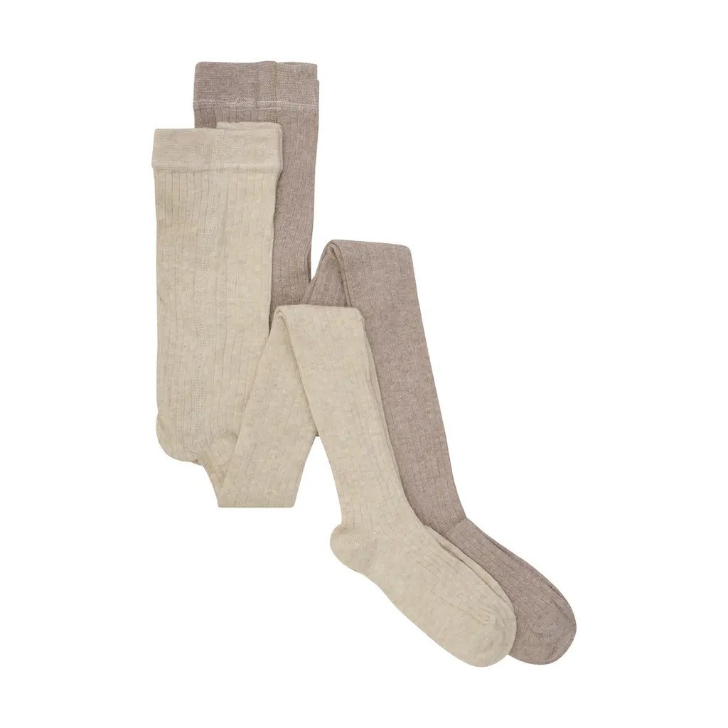 Rib Stømpebukser (2-PACK) - 235 - 68/74
