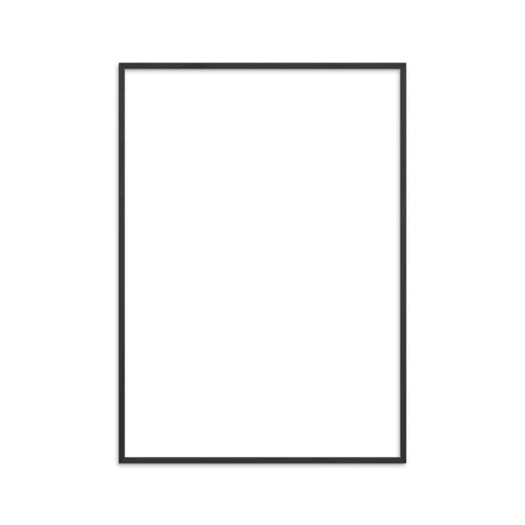 Ramme Sort Træ - 50x70