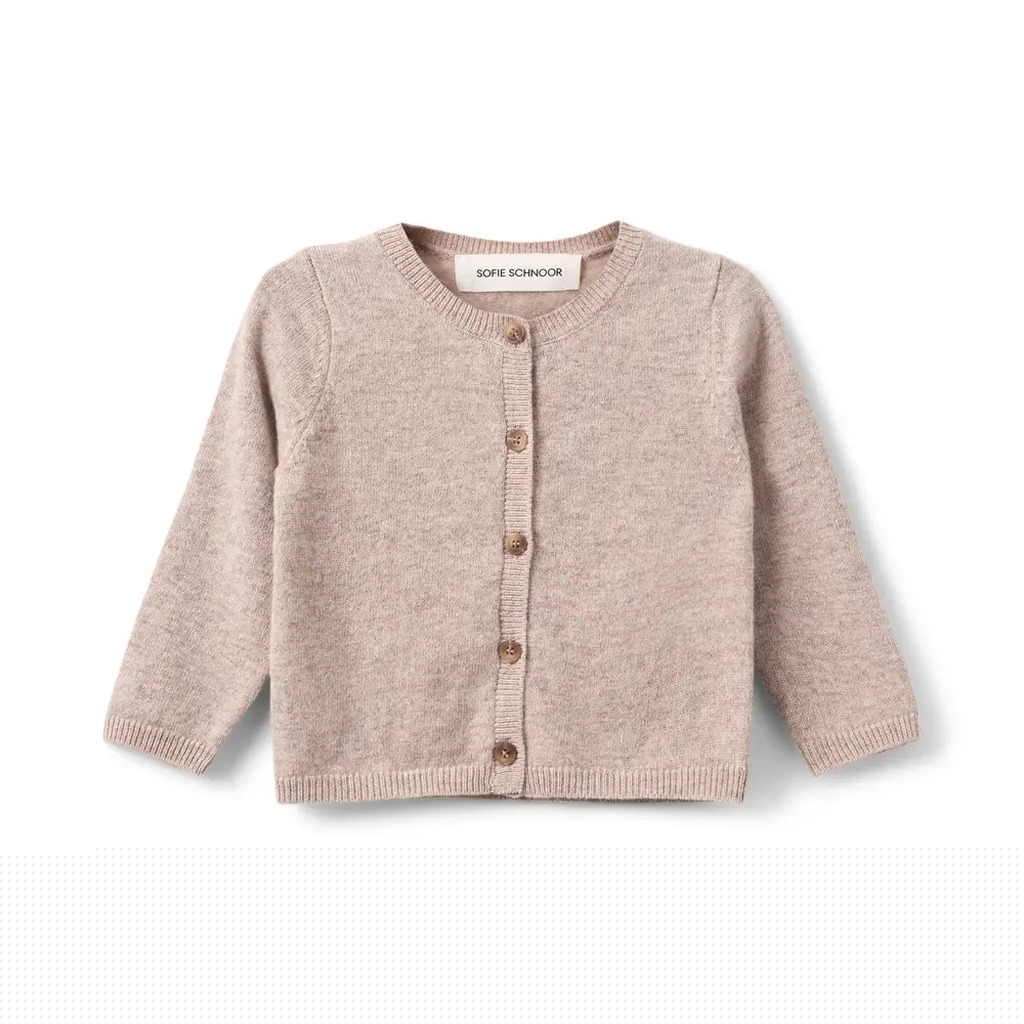 Cisse Cardigan - Brown melange - 68