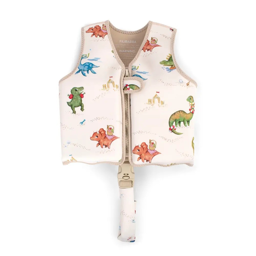 Svømmevest - BEIGE - 5-6 ÅR