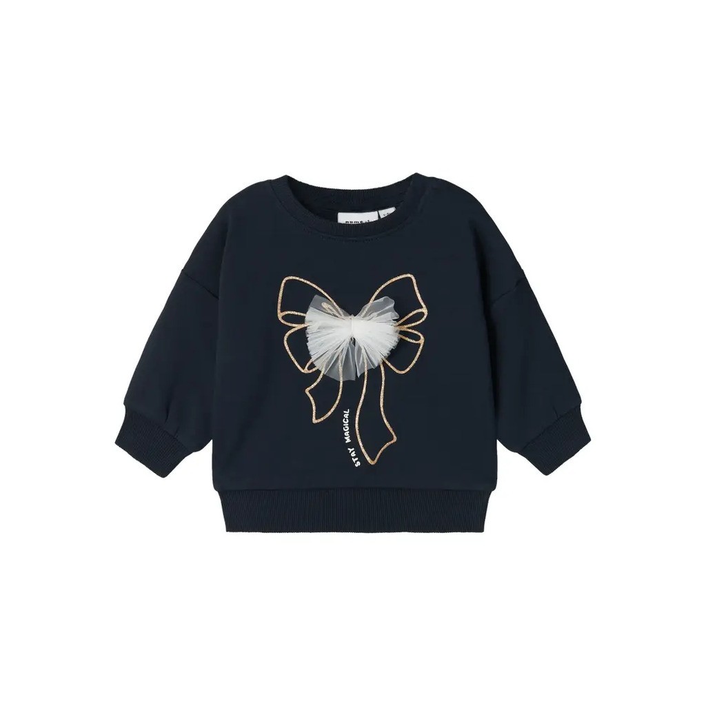 Raxa langærmet sweat - DARK SAPPHIRE - 56