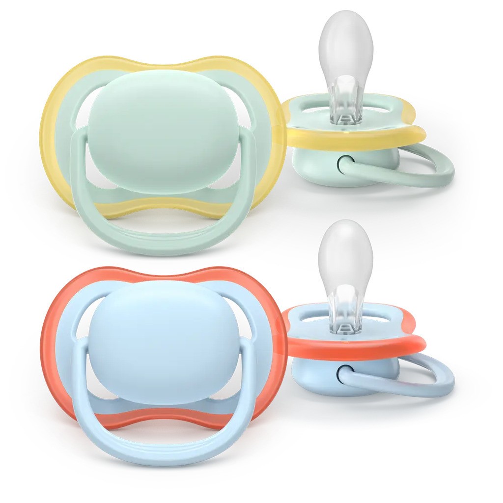 Ultra air soother, 0-6 m, lysegrøn/lyseblå
