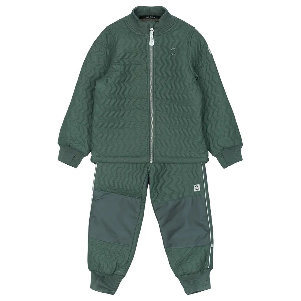 Duvet Fleece Sæt - Balsam green - 6 ÅR