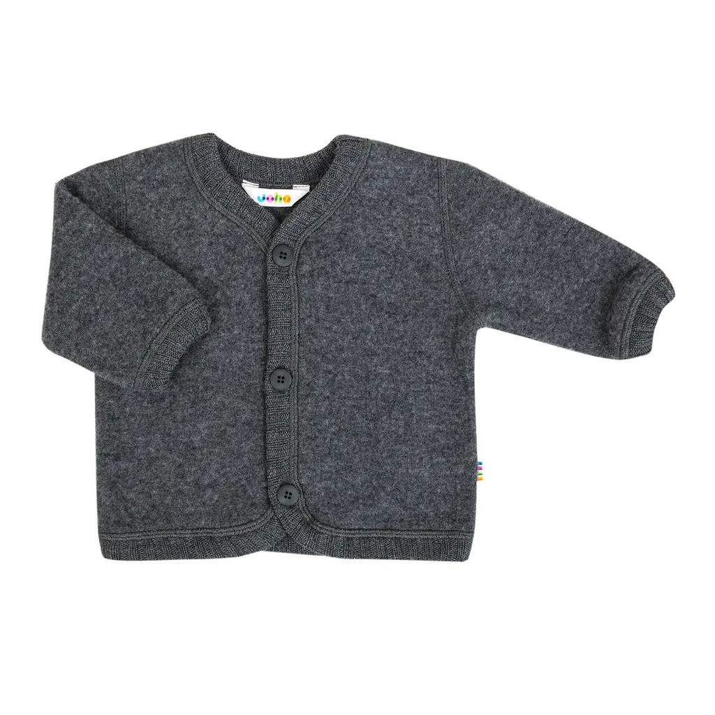 Uld Cardigan - Coke Melange -   100