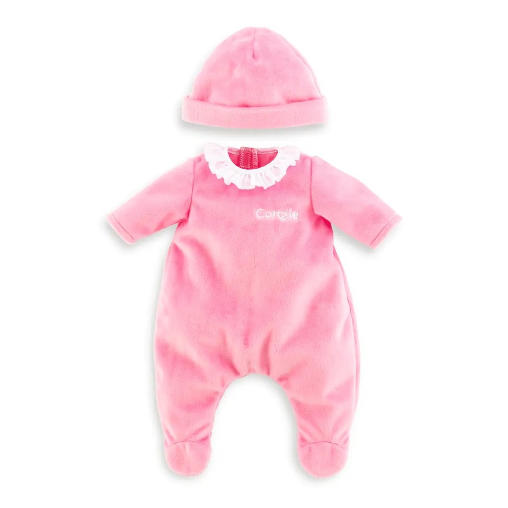 Pyjamas Pink + Hat 12"